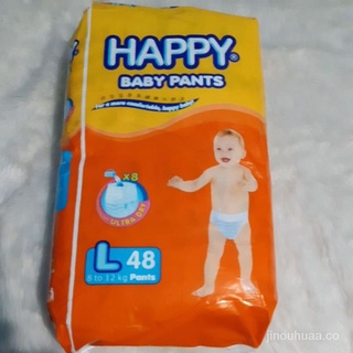 Happy " Baby Pants " Diaper Gran Tamaño 48pcs . 2021 xTxs