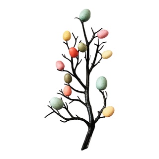 Bst árbol de pascua con pintura huevos decoración primavera fiesta suministros jardín de infantes adorno (3)