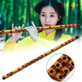 1 Pieza Instrumento Musical De Bambú De Flauta Profesional Hecho A Mano Para Estudiantes Principiantes