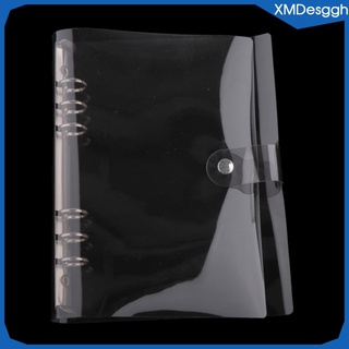 A5/A6 6 Holes PVC Loose-leaf Cover Transparent Notebook Sheet Binder Diaries