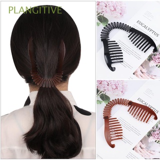 PLANGITIVE Elastics Banana Clip Women Scorpion Type Hair Braider Hair Accessories Headwear Girls Hair Holding Tool Ponytail Rubber Bands/Multicolor