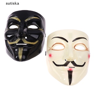 sutiska v for vendetta anonymous mascarilla guy fawkes halloween mascaras co