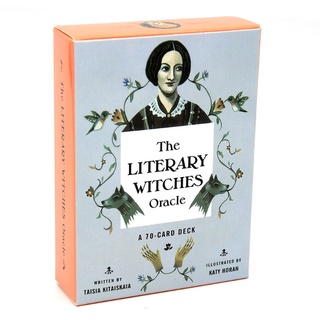 The Literary Witches Oracle 70 Cartas Tarot Deck Inglés Familia Fiesta Juego De Mesa