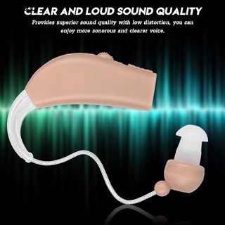 audífono recargable portátil amplificador de audición dispositivo de audífono ajustable tono asistido máquina de audición para niños adultos ancianos (6)