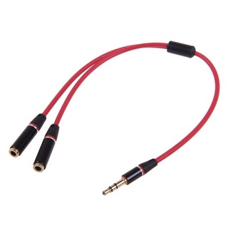 3.5mm estéreo auriculares audio macho a 2 hembra y divisor cable adaptador enchufe jack