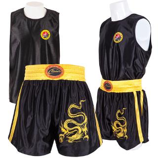 Dragón sin mangas boxeo MMA artes marciales Muay Thai pantalones cortos camisetas niños adultos lucha ropa Sanda Sparring trajes uniformes