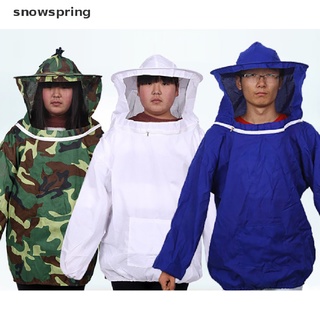 snowspring protectora apicultura chaqueta velo smock equipo abeja mantener sombrero manga traje co