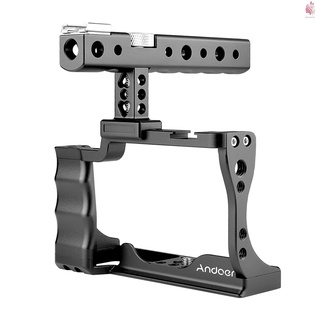 Anan cámara Andoer+Kit De correa Superior De aleación De aluminio con montaje frío tenis compatibles con cámara Dslr Eos M50