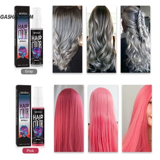 Gashadream Spray para el cabello con efecto Natural colorido DIY tinte desechable brillo para el cabello de larga duración para mujer (2)