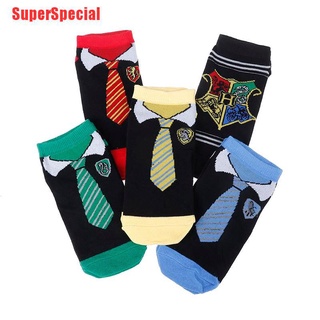 SSP mago Harry Potter calcetines Cosplay accesorios calcetines de algodón transpirable calcetines (5)