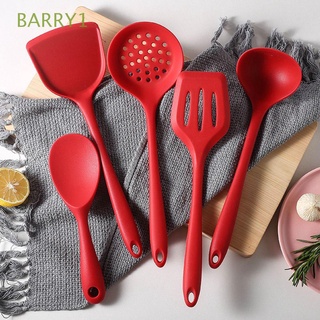 Barry1 vajilla utensilios de cocina Gadgets sopa cuchara herramientas de cocina pala de silicona resistente al calor utensilios de cocina espátula antiadherente/Multicolor