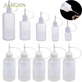 Jiangxin alta calidad profesional de viaje portátil transparente plástico recargable botella vacía gotero botellas