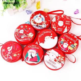 [maelove1] 1pcs lindo monedero de navidad de dibujos animados niños niñas cartera auriculares organizador caja [maelove1]
