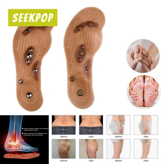 plantillas de acupresión delgadas para adelgazar, masajeador de pies, masaje magnético, cojín de pie (4)