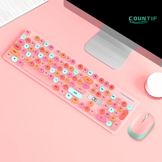 countif 1 juego n620 teclado inalámbrico silencio mecánico sentir ordenador óptico usb juego ratón para oficina en casa