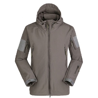 [0824] chaqueta con capucha al aire libre hombres mujeres impermeable transpirable senderismo chaquetas abrigo