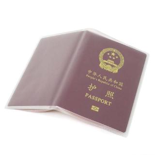 Impermeable viaje transparente pasaporte caso titular, cubierta de pasaporte Pvc viaje pasaporte titular