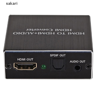[sakari] hdmi a hdmi spdif 4k óptico toslink estéreo divisor de audio extractor [sakari]