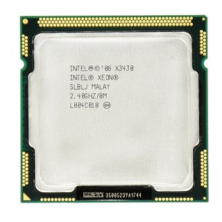 Para Intel Xeon CPU x3430 CPU 2.4GHz/ LGA 1156 /8 mb L3 caché/quad-CORE/95W procesador scrattered piece