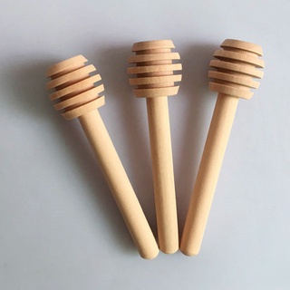Honey Wooden Dipper Mini Stirring Rod Stick Spoon Wooden Honey Stick Party Supply (4)