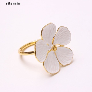 Ritsrain Wedding Simple Plum Napkin Napkin 5 Petals Lucky Flower Napkin Ring Napkin Rings CO