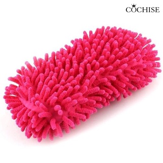 cochise auto suave chenilla esponja guantes de mano polar coral limpieza de coche cepillo de lavado (5)