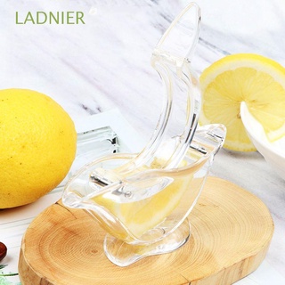 ladnier 1 pc exprimidor de limón útil barra de cocina gadget exprimidor de frutas clip de limón transparente hogar barco forma lavavajillas seguro acrílico exprimidor manual