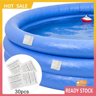 Lp_30 pzs parches adhesivos para anillo inflable de piscina/cinta de reparación de juegos de agua