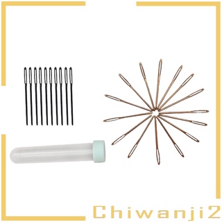 [CHIWANJI2] 30 agujas de costura de ojo grande para tejer proyectos de ganchillo