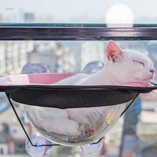 lucky cats hamaca asiento de descanso ahorro de espacio montado en la ventana perchas gatito cama colgante