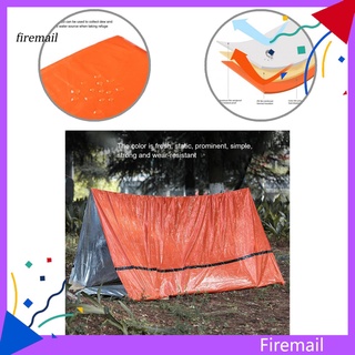 FM Orange Sleeping Bag Portable Thermal Blanket Tent Sun Protection for Outdoor