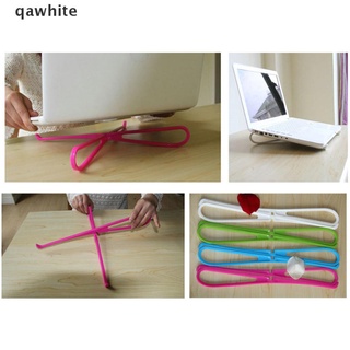 qawhite 1pc portátil de plástico simple portátil soporte de enfriamiento de la almohadilla rack base soporte enfriador co