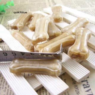 Qukiblue 10pcs Dainty Chews Snack Food Treats Bones for Pet Dog CO (1)