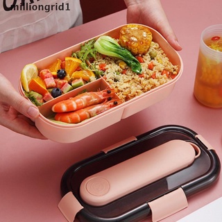 [milliongrid1] almuerzo para niños microondas recipiente de alimentos con compartimento a prueba de fugas bento box caliente