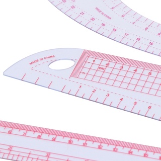 yedda 6 unids/set coser curva francesa regla métrica herramienta de medida para costura costura artesanía (4)