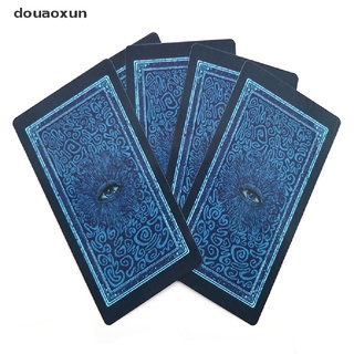 douaoxun prisma cartas de tarot baraja 79 cartas inglés 4 temporada misterioso ojo azul leer fate co