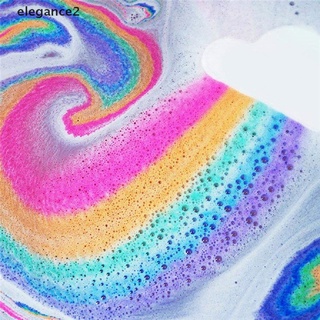 [elegance2] arco iris nube bomba de baño sal exfoliante hidratante burbuja baño bomba bola [elegance2]