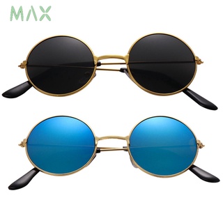 MAX 2 Pzs Lentes De Sol Redondos De Moda Cool Gafas Para Niños Y Niñas Lindo Streetwear Película De Color Al Aire Libre Tendencia Retro