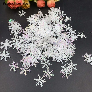 (Hotsale) 300 unids/Pack Fahion DIY copo de nieve adornos de navidad fiesta de vacaciones decoración del hogar regalo {bigsale}