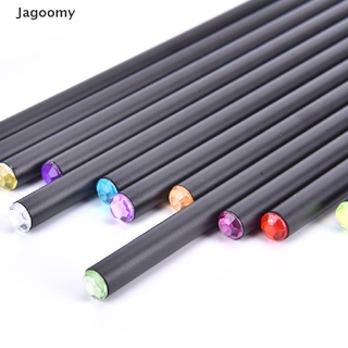 [Jagoomy] 12 unids/Set lápiz Hb diamante Color lápiz suministros de dibujo para escuela oficina