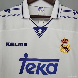 96/97 Real Madrid Inicio Primera Camiseta De Fútbol Retro (3)