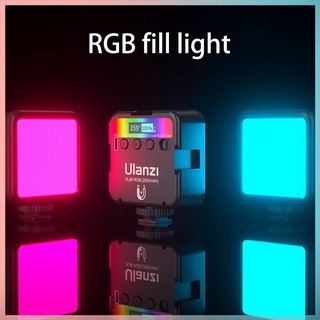 Vl49 Mini RGB luz de vídeo de iluminación para fotografía 2000Mah RGB LED cámara de vídeo luz Vlog relleno de luz en vivo