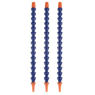 VIP 10 piezas boquilla redonda 1/4PT Flexible aceite refrigerante manguera de tubo azul naranja (3)