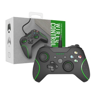 Mando con cable Xbox One, Zamia cableado Xbox One controlador de juegos USB Gamepad Joypad controlador con doble vibración para Xbox One/S/X/PC con Windows 7/8/10
