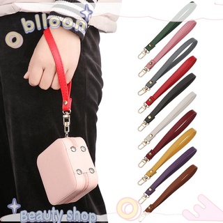 Blloon Metal moda bolsa reemplazable correa de muñeca llavero portátil correa de cuero PU/Multicolor