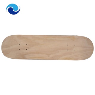 8 pulgadas de 8 capas de arce en blanco doble cóncava monopatín natural skate deck board skateboards deck madera arce