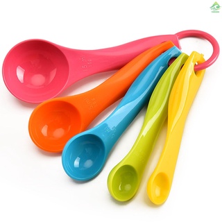 juego de 5 cucharas medidoras para ingredientes secos y líquidos utensilios de hornear utensilios de cocina