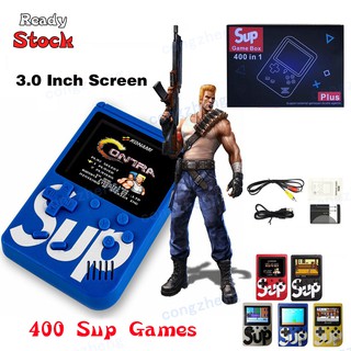 Sup incorporado 400 juegos pulgadas Retro clásico FC Mini Gameboy consola de juegos portátil emulador AV Out juguete