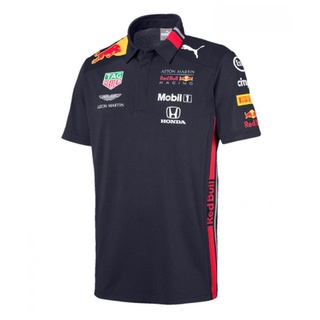 2020 nuevos hombres f1 racing t-shirt red bull racing verstappen max verstappen secado rápido manga corta polo drzw