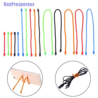 Hp> 5 pzs 3''6''12" reutilizables mágicas de goma para torsión de cables organizador de alambre